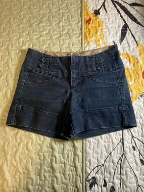 Boom Boom Jeans Dark Blue Denim Short Shorts
